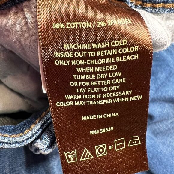 Kut from the Kloth Women's Katy High-Rise Ankle Straight Leg Jeans Blue Size 10 - Picture 7 of 9